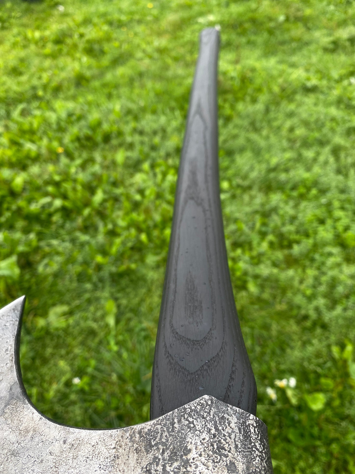 Wrought iron battleaxe